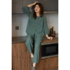 Bộ pijama dài tay caro cao cấp, áo quần có túi, vải mềm mịn mát - 183.700₫ 4