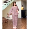 Bộ pijama dài tay caro cao cấp, áo quần có túi, vải mềm mịn mát - 183.700₫ 8