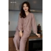 Bộ pijama dài tay caro cao cấp, áo quần túi, vải mềm mịn thoáng mát, 229.000 VND 3