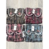 Bộ pijama kẻ dạ tay dài, quần dài charm mèo xinh xắn cho bé 40-80kg giá 179.000 8