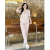 Bộ pijama lụa Latin cao cấp Zviet - Đồ mặc nhà mềm mịn, mát mẻ, họa tiết sang trọng, thanh lịch - Giá 239.000₫ 5