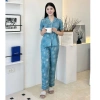 Bộ pijama lụa Latin cao cấp Zviet - Đồ mặc nhà mềm mịn, mát mẻ, họa tiết sang trọng, thanh lịch - Giá 239.000₫ 9