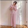 Bộ pijama lụa Quảng Châu cao cấp, dài tay phối ren công chúa xinh xắn - Giá 239.000đ 3
