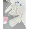 Bộ pijama lụa Quảng Châu cao cấp, dài tay phối ren công chúa xinh xắn - Giá 239.000đ 10