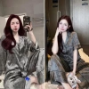 Bộ pijama mèo xám đen tay dài - Giá chỉ 189.000đ, giảm mạnh so với 245.700đ
