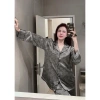 Bộ pijama mèo xám đen tay dài - Giá chỉ 189.000đ, giảm mạnh so với 245.700đ 3