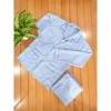 Bộ Pijama nam trung niên 10 màu dài tay thu đông kẻ ông già vải đẹp - Giá 130k 7