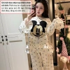 Bộ pijama nữ dài tay cao cấp, form rộng vải cotton, phong cách dễ thương - 248.900 VND 2