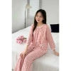 Bộ Pijama Nữ Kẻ Caro Dáng Xuông - Áo Cổ Tròn Bo Chun, Quần Dài Túi Thô Giá 299k 2
