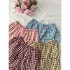 Bộ Pijama Nữ SUNA Kẻ Caro Dáng Xuông - Áo Cổ Tròn, Quần Dài Túi Cotton Thô Mềm, Giá Ưu Đãi 248k 7