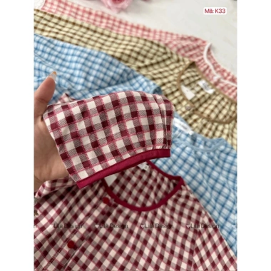 Bộ Pijama Nữ SUNA Kẻ Caro Dáng Xuông - Áo Cổ Tròn, Quần Dài Túi Cotton Thô Mềm, Giá Ưu Đãi 248k 8 Bộ Pijama Nữ SUNA Kẻ Caro Dáng Xuông - Áo Cổ Tròn, Quần Dài Túi Cotton Thô Mềm, Giá Ưu Đãi 248k 8