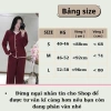 Bộ pijama nữ tay dài thu đông, set đồ ngủ cúc trước thanh lịch, xinh xỉu, giá chỉ 199.000 VND 8