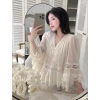 Bộ pijama voan tơ lụa mềm mịn loại 1 freesize 40‑60kg – giảm giá chỉ 99.999₫ 2