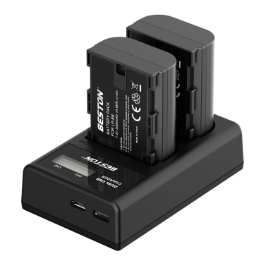 Bộ Pin LP-E6 2.000mAh + Sạc Beston cho Canon EOS 60D 70D 80D 90D 5D Mark IV - Giá 254k