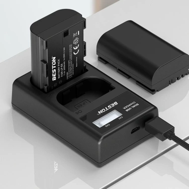 Bộ Pin LP-E6 2.000mAh + Sạc Beston cho Canon EOS 60D 70D 80D 90D 5D Mark IV - Giá 254k