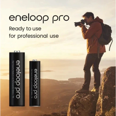 Bộ Pin sạc lại Eneloop Pro 1.2V AA 2.550mAh & AAA 950mAh Panasonic NiMH 3