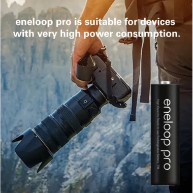 Bộ Pin sạc lại Eneloop Pro 1.2V AA 2.550mAh & AAA 950mAh Panasonic NiMH 4