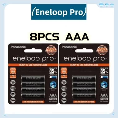 Bộ Pin sạc lại Eneloop Pro 1.2V AA 2.550mAh & AAA 950mAh Panasonic NiMH 13