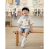 Bộ polo cộc tay bé trai họa tiết gấu, cổ phối, chất mềm mát, thấm hút mồ hôi – 225.000₫ (giá gốc 285.750₫) 3