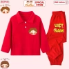 Bộ Polo Dài Tay Hình Em Bé cho Bé Trai - CIUCIU KID Thun Cotton Mềm Mại 207.000đ