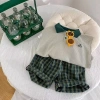 Bộ Polo không tay mùa hè cho bé trai - Áo vest & quần short Hàn Quốc, 2 bộ thời trang 173.808₫ 2