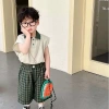 Bộ Polo không tay mùa hè cho bé trai - Áo vest & quần short Hàn Quốc, 2 bộ thời trang 173.808₫ 4