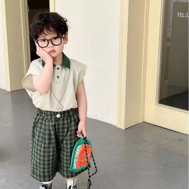 Bộ Polo không tay mùa hè cho bé trai - Áo vest & quần short Hàn Quốc, 2 bộ thời trang 173.808₫ 4 Bộ Polo không tay mùa hè cho bé trai - Áo vest & quần short Hàn Quốc, 2 bộ thời trang 173.808₫ 4