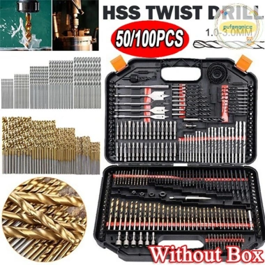 Bộ Pufangnice 100/50 mũi khoan HSS tốc độ cao phủ titan - Độ bền cao, giá ưu đãi 67.650₫ 9 Bộ Pufangnice 100/50 mũi khoan HSS tốc độ cao phủ titan - Độ bền cao, giá ưu đãi 67.650₫ 9
