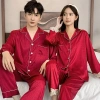 Bộ pyjama đôi nam nữ dài tay vải lụa satin mềm mại, thoáng mát NG4.900 Giá 392.000₫ 10