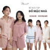 Bộ Pyjama Lụa Mustoto MB33 Quần Ngắn Tay Cao Cấp, Mềm Mát Sang Trọng, Giá 399.000đ