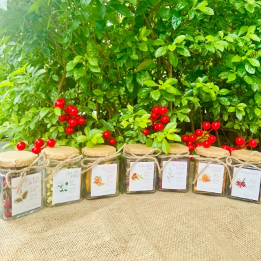 Bộ quà Noel Giáng sinh - Hộp trà thảo mộc kèm thiệp và túi, giảm giá 109.000₫ 4