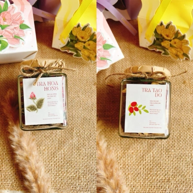 Bộ quà Noel Giáng sinh - Hộp trà thảo mộc kèm thiệp và túi, giảm giá 109.000₫ 7