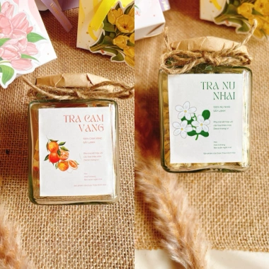 Bộ quà Noel Giáng sinh - Hộp trà thảo mộc kèm thiệp và túi, giảm giá 109.000₫ 9