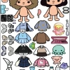 Bộ quà tặng Avatar World kèm nhân vật và quần áo dày dép, giá chỉ 5.126đ, tặng kèm không bán riêng 6