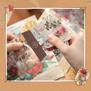 Bộ quà tặng cổ điển - Sổ tay bullet journal vintage, hộp quà letter sot137 - 145k 7