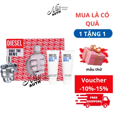 Bộ quà tặng Diesel Only The Brave 125ml + 2x Gel tắm 75ml - Chính hãng, giá chỉ 1,15tr