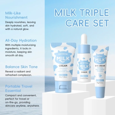 Bộ Quà Tặng LAIKOU Chăm Sóc Da – Dưỡng Ẩm Serum Mắt Kem + Sữa Rửa Mặt – Kẹp Vịt Dễ Thương – Giá 262.900₫ 4