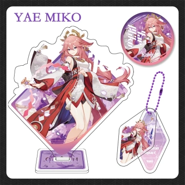 Bộ quà tặng Mica Acrylic Standee Genshin Impact - Xiao, Raiden, Yae, Kazuha, Ganyu, Hu Tao... Giá ưu đãi 110.000 VND
