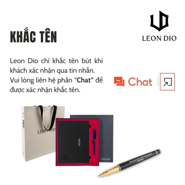 Bộ Quà Tặng Sổ Bìa Còng Trơn - Bút Ký Leon Dio Matte Hill Giá Ưu Đãi 795k