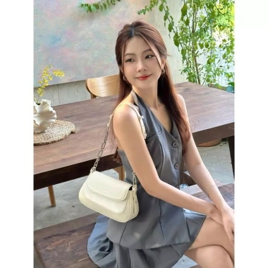 Bộ Quà Tặng Túi Xách Nữ Đeo Vai Chain Handle HAPAS Hobo Nắp Gập Size 23 - Giá ưu đãi 1,028,850₫ 2 Bộ Quà Tặng Túi Xách Nữ Đeo Vai Chain Handle HAPAS Hobo Nắp Gập Size 23 - Giá ưu đãi 1,028,850₫ 2