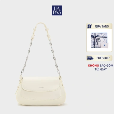 Bộ Quà Tặng Túi Xách Nữ Đeo Vai Chain Handle HAPAS Hobo Nắp Gập Size 23 - Giá ưu đãi 1,028,850₫