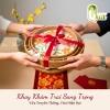 Bộ Quà Tết 3 Khay Tròn Khảm Trai Viền Mây Cao Cấp - Đồ Đa Năng, Quà Thủ Công Sang Trọng 337k 2
