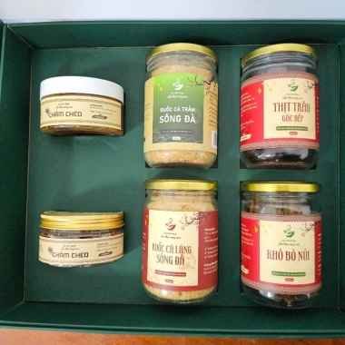 Bộ quà Tết Ẩm thực vùng cao Hà Việt Dũng - Ưu đãi 899.000₫, quà tặng miền núi