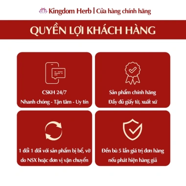 Bộ quà tết cao cấp Kingdom Herb: Saffron, Đông trùng hạ thảo, Sâm, Mật ong thượng hạng - Giá chỉ 665.000 VND