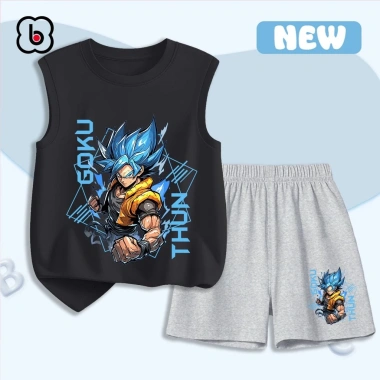 Bộ quần áo ba lỗ BabyloveGO Dragon Ball bé trai 1-10 tuổi, mùa hè thoáng mát, thấm mồ hôi - 179.000 VND 3