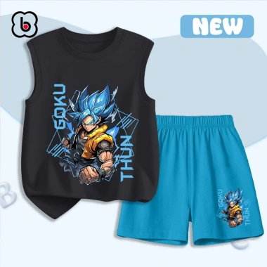 Bộ quần áo ba lỗ BabyloveGO Dragon Ball bé trai 1-10 tuổi, mùa hè thoáng mát, thấm mồ hôi - 179.000 VND 7