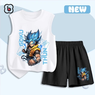 Bộ quần áo ba lỗ BabyloveGO Dragon Ball bé trai 1-10 tuổi, mùa hè thoáng mát, thấm mồ hôi - 179.000 VND 9