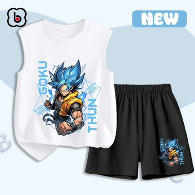 Bộ quần áo ba lỗ BabyloveGO Dragon Ball bé trai 1-10 tuổi, mùa hè thoáng mát, thấm mồ hôi - 179.000 VND 10