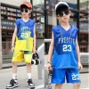 Bộ quần áo ba lỗ thể thao mẫu 23 cho bé trai mùa hè, size 18-50kg, vải thông hơi - giảm giá 69.000₫