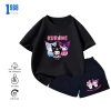 Bộ quần áo bé gái Kuromi - áo thun cotton thấm mồ hôi, set mặc nhà đa màu, giảm còn 169k 2